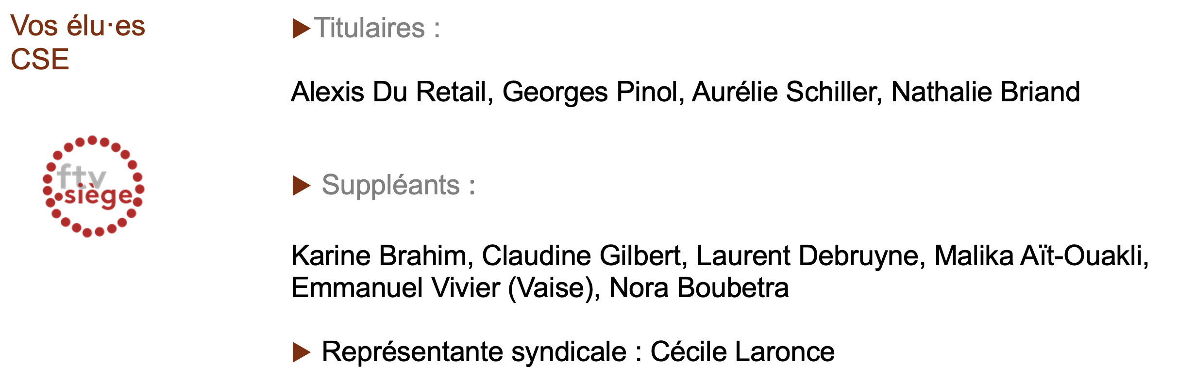 elus cse siege juillet 2026