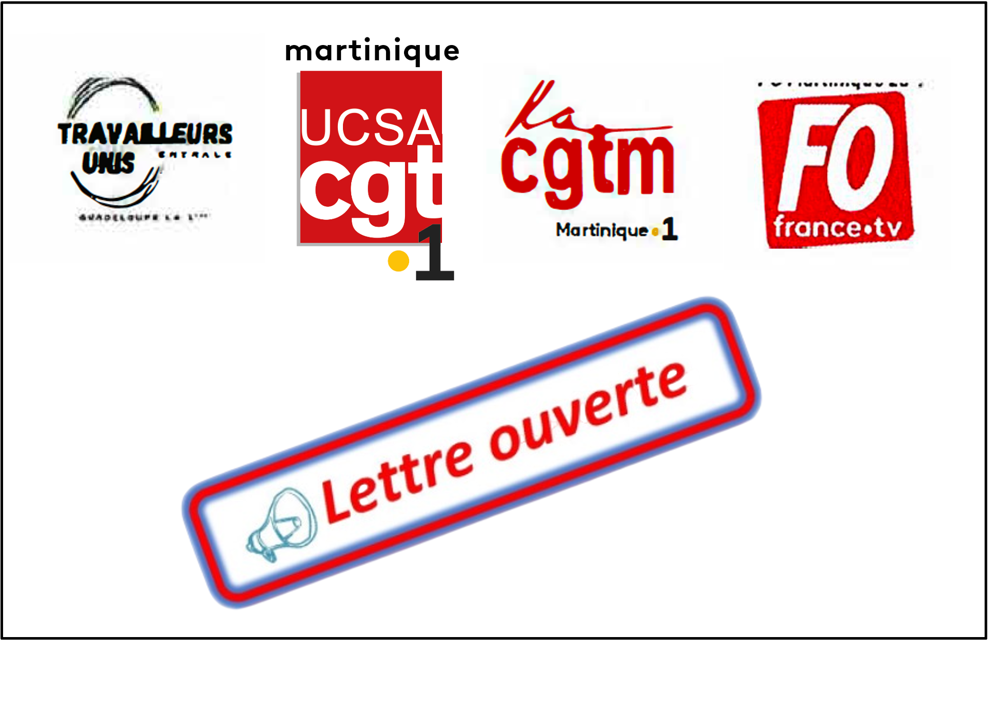 LETTRE OUVERTE  - À la Direction de France Télévisions et à l'attention de la Directrice du Pôle Outre-mer